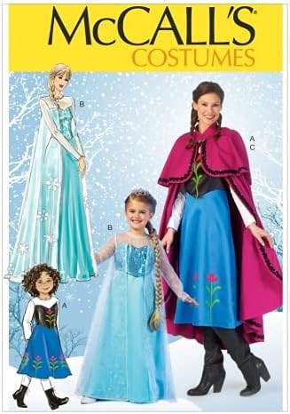 McCalls 7000 Elsa Ice Princess – Patrón de costura para niñas