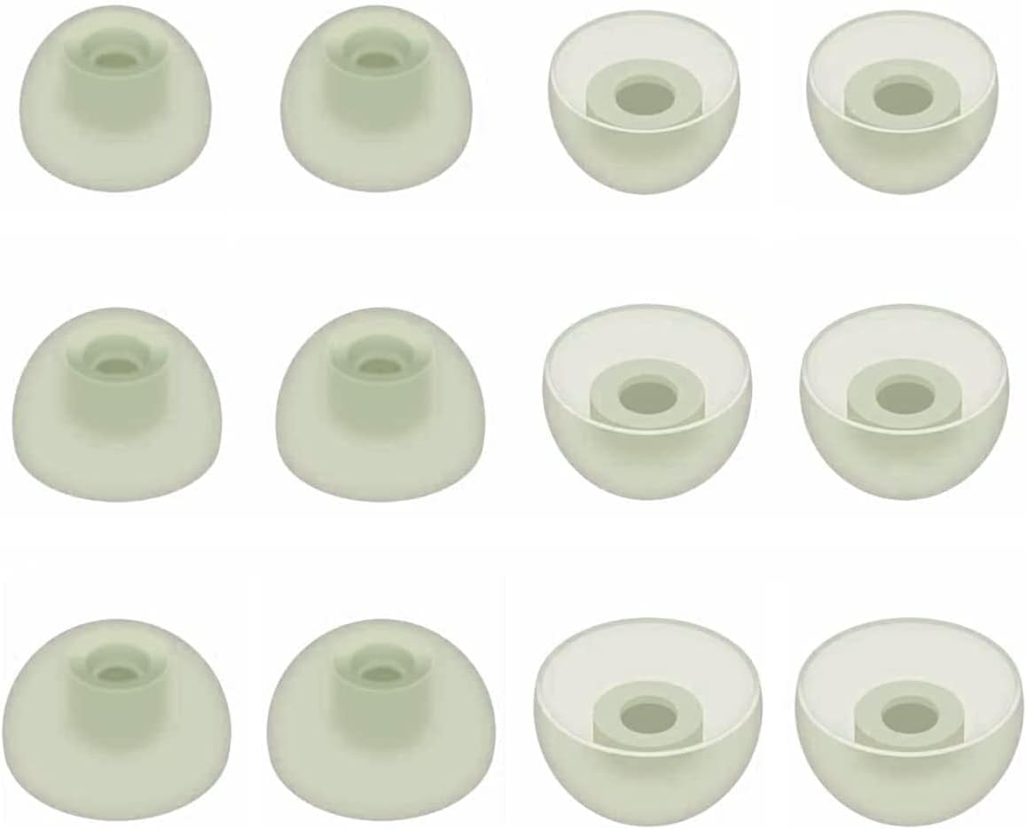 ALXCD Puntas para los oídos compatibles con Galaxy Buds 2 SM-R177, 6 pares de puntas de silicona suave, puntas de repuesto para auriculares,