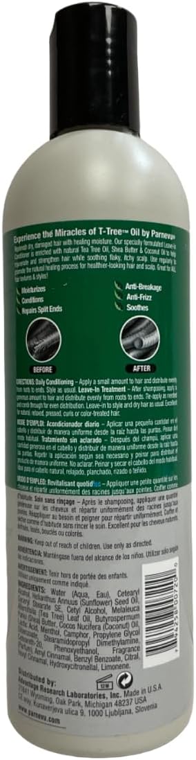 Parnevu Acondicionador sin enjuague 12 oz