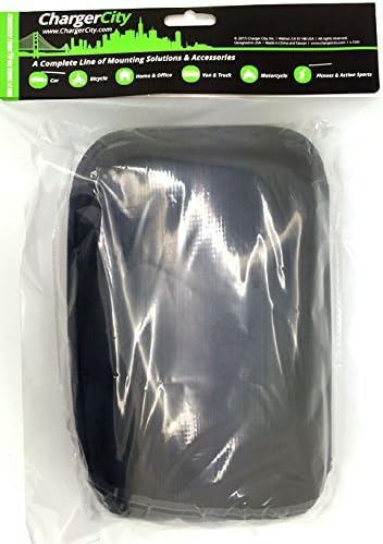 ChargerCity Funda rígida extra grande para GPS Garmin Nuvi Drive Drivesmart 50 51 52 55 56 57 58 60 61 62 63 64 65 66 67 68 2639LMT 2689TOMTOM VIA