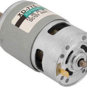 Mini motor de CC de imán permanente de 12 V24 V, 80 W, CCW 775, motor de engranaje eléctrico reversible, de alta velocidad, bajo ruido, para Mini motor de CC de imán permanente de 12 V24 V, 80 W, CCW 775, motor de engranaje eléctrico reversible, de alta velocidad, bajo ruido, para