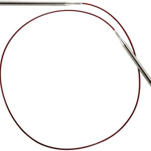 ChiaoGoo Agujas de tejer circulares de 32 pulgadas (81 cm) (acero inoxidable), color rojo ChiaoGoo Agujas de tejer circulares de 32 pulgadas (81 cm) (acero inoxidable), color rojo