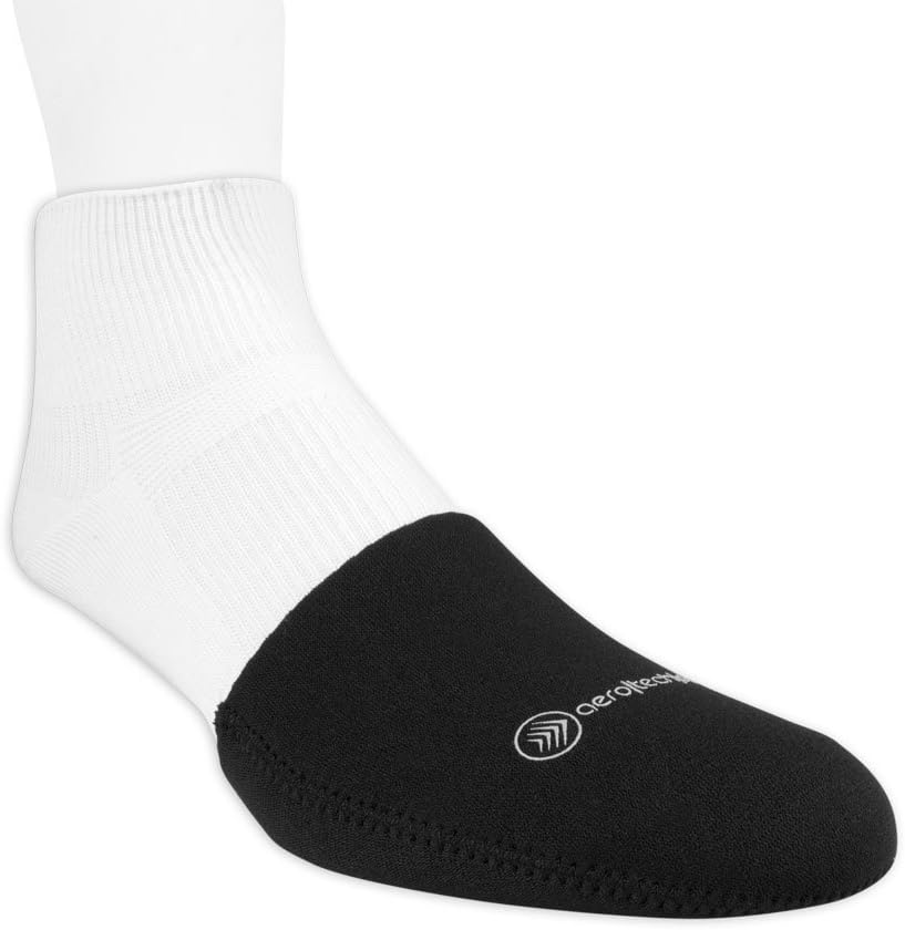 Aero Tech – Calentadores térmicos de neopreno para dedos para clima frío, Negro –