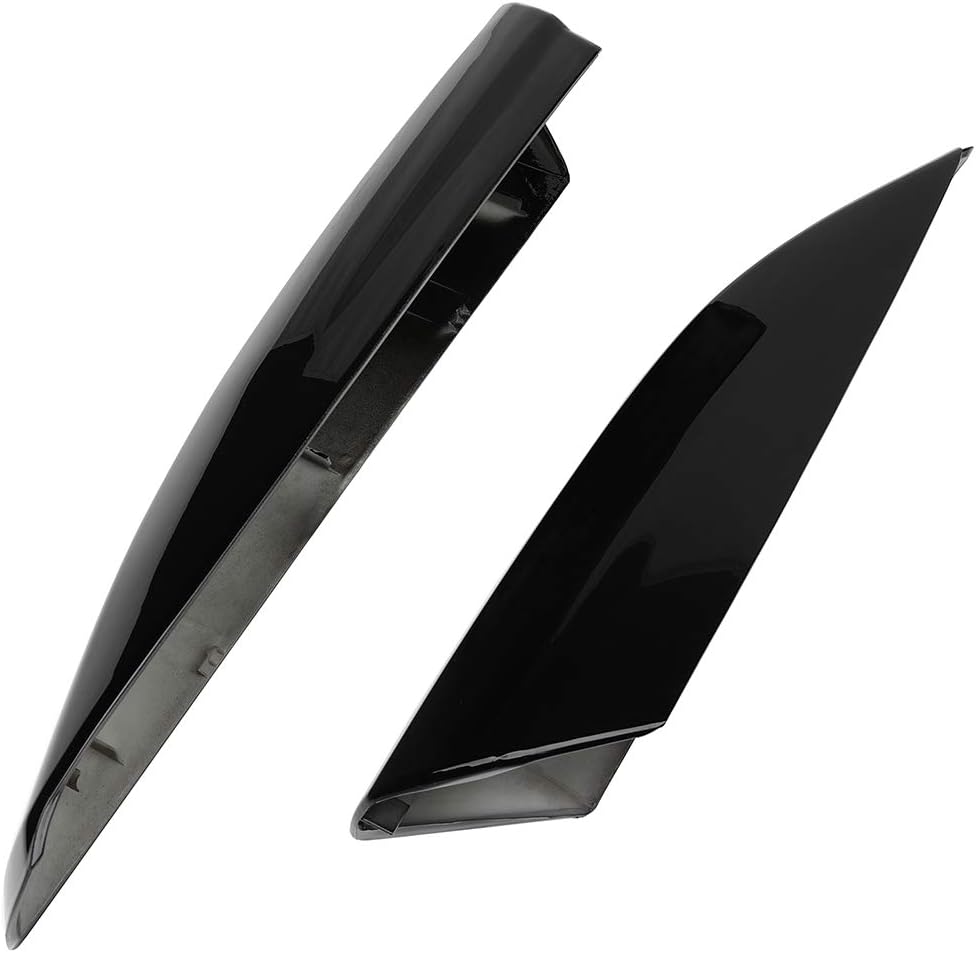 ECCPP Fundas de repuesto para rieles laterales de techo color negro para Toyota Highlander 2.7L 2009-2013, para Toyota Highlander 3.3L 2008-2010,