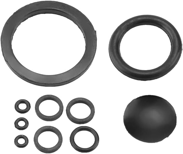 AUNMAS Juego de 10 piezas útil, duradero, 5 lpaps de repuesto para pulverizador, piezas de repuesto, sellado de goma, accesorios esenciales para