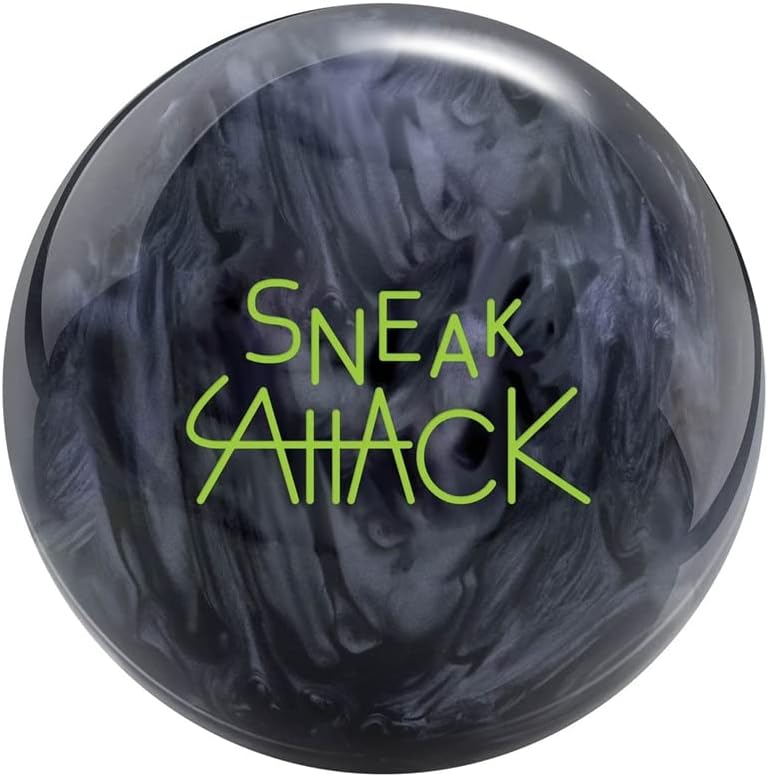 Radical Sneak Attack – Bola de boliche preperforada, color perla negranegra, 12 libras