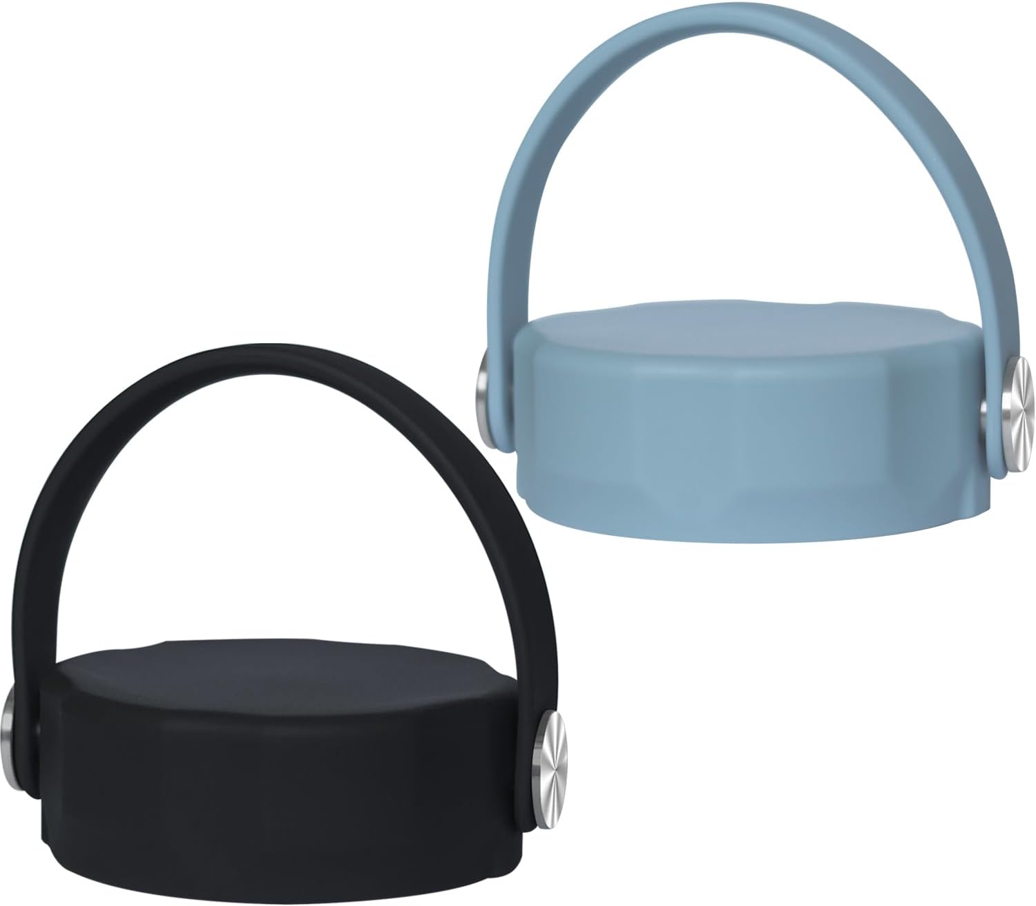 Tapas aislantes para botella de agua de boca ancha Hydro Flask de 32, 40, 64 onzas, mango flexible superior para accesorios de repuesto de tapa