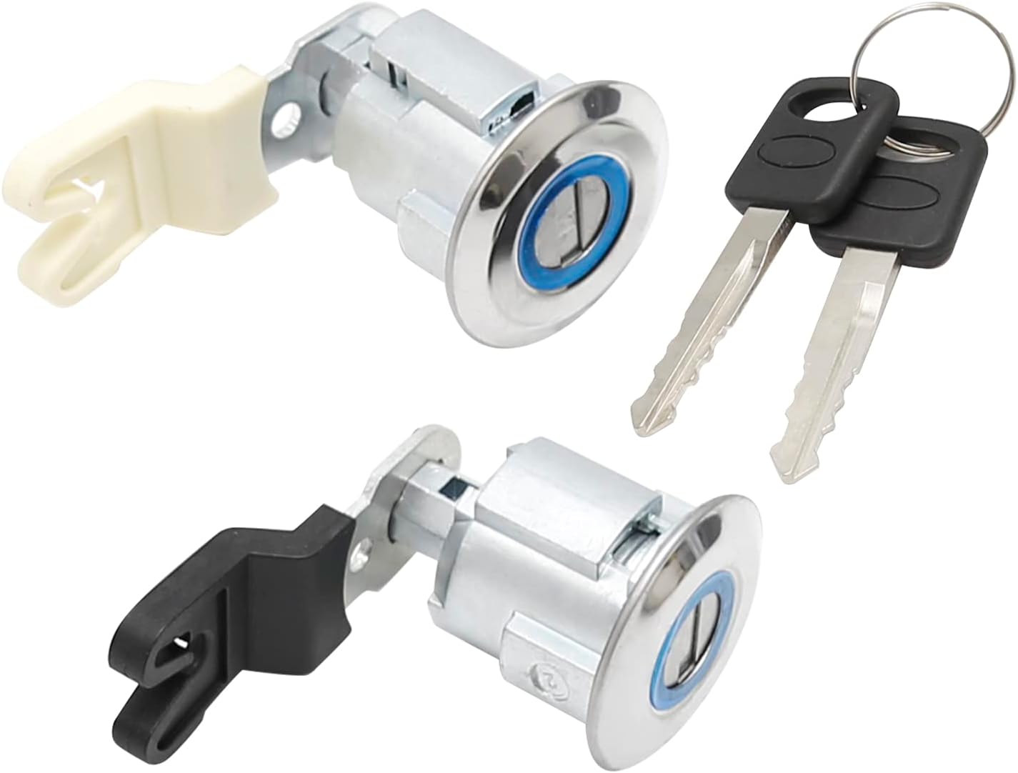 ZDUSKUY – Juego de cilindros para cerradura de puerta de combustible adecuado para Ford E150 E250 Econoline Van F150 F250 Super Duty Truck Explorer