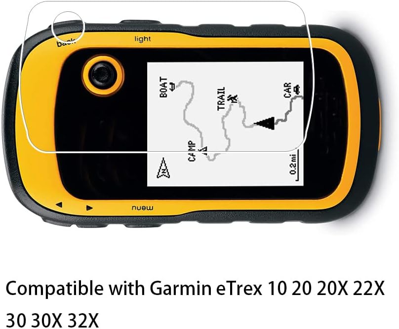 Zshion – Protector de pantalla compatible con Garmin eTrex 10 20 20 x 22 x 30 30 x 32 pulgadas, película protectora de vidrio templado para