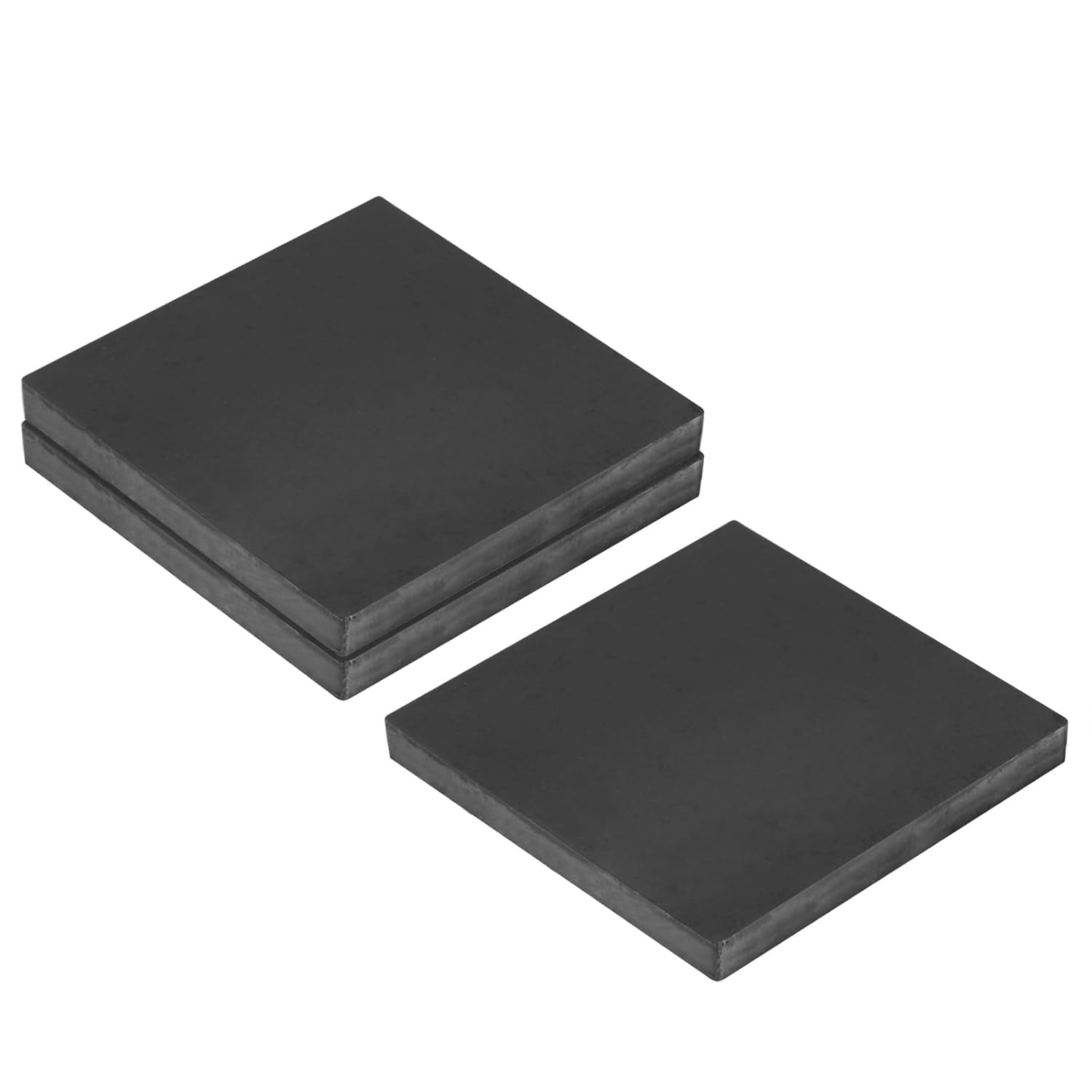 eoere Placa base de chapa de acero resistente de 4 pulgadas, placa de respaldo recta plana, hoja cuadrada plana, gruesa de 516 pulgadas (0.299 in)