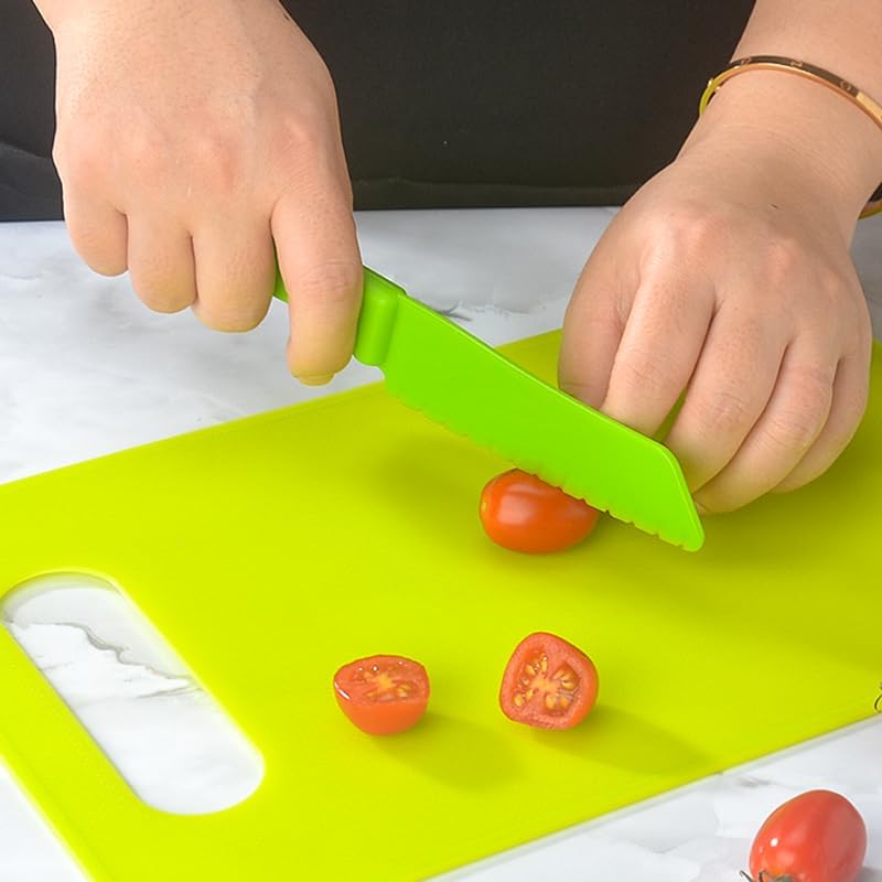 13 piezas Montessori Herramientas de cocina para niños pequeños, juegos de cocina reales para niños pequeños, juego de cuchillos seguros para
