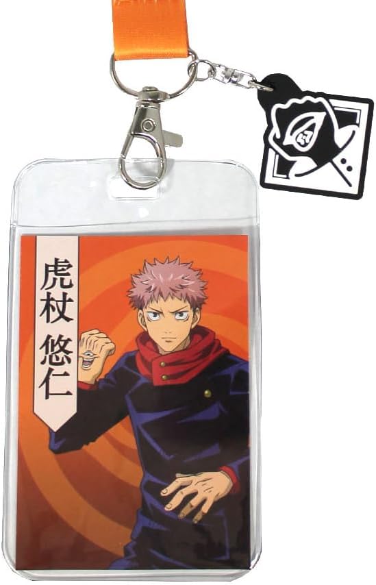 Jujutsu Kaisen – Llavero de manga de Yuji Itadori con colgante de goma