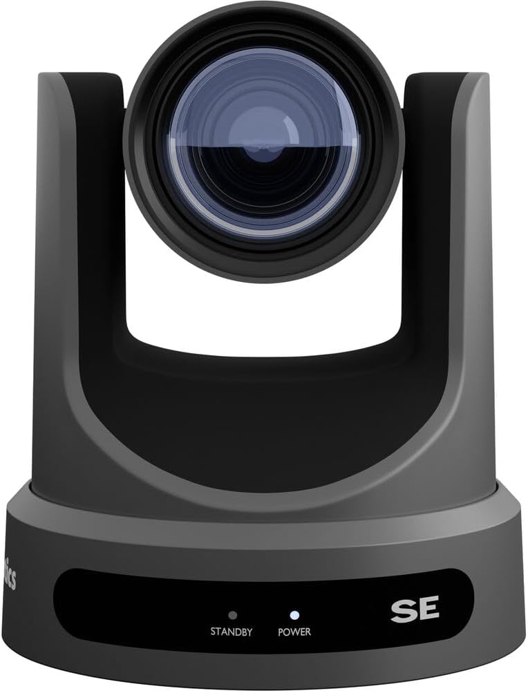 PTZOptics Move SE SDIHDMIUSBIP PTZ Cámara con zoom óptico de 12x (gris) (PT12X-SE-GY-G3)