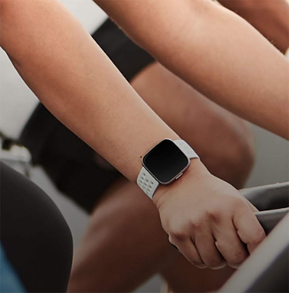 Bandas deportivas compatibles con Fitbit Versa 2VersaVersa Lite para mujeres y hombres, pulseras de repuesto deportivas transpirables pequeñas y