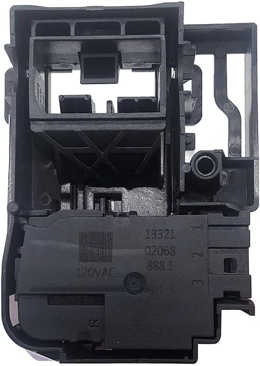 NAJING Interruptor de bloqueo de tapa de lavadora WH01X27954 compatible con cerradura de puerta de lavadora de carga superior GE Hotpoint Reemplazo