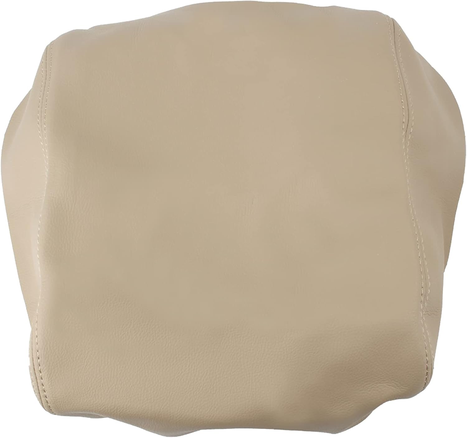 AUTOKAY Cubierta De La Tapa De La Consola Central Del Apoyabrazos De Cuero Se Ajusta Para Honda Pilot 2009-2015 – Beige Bronceado