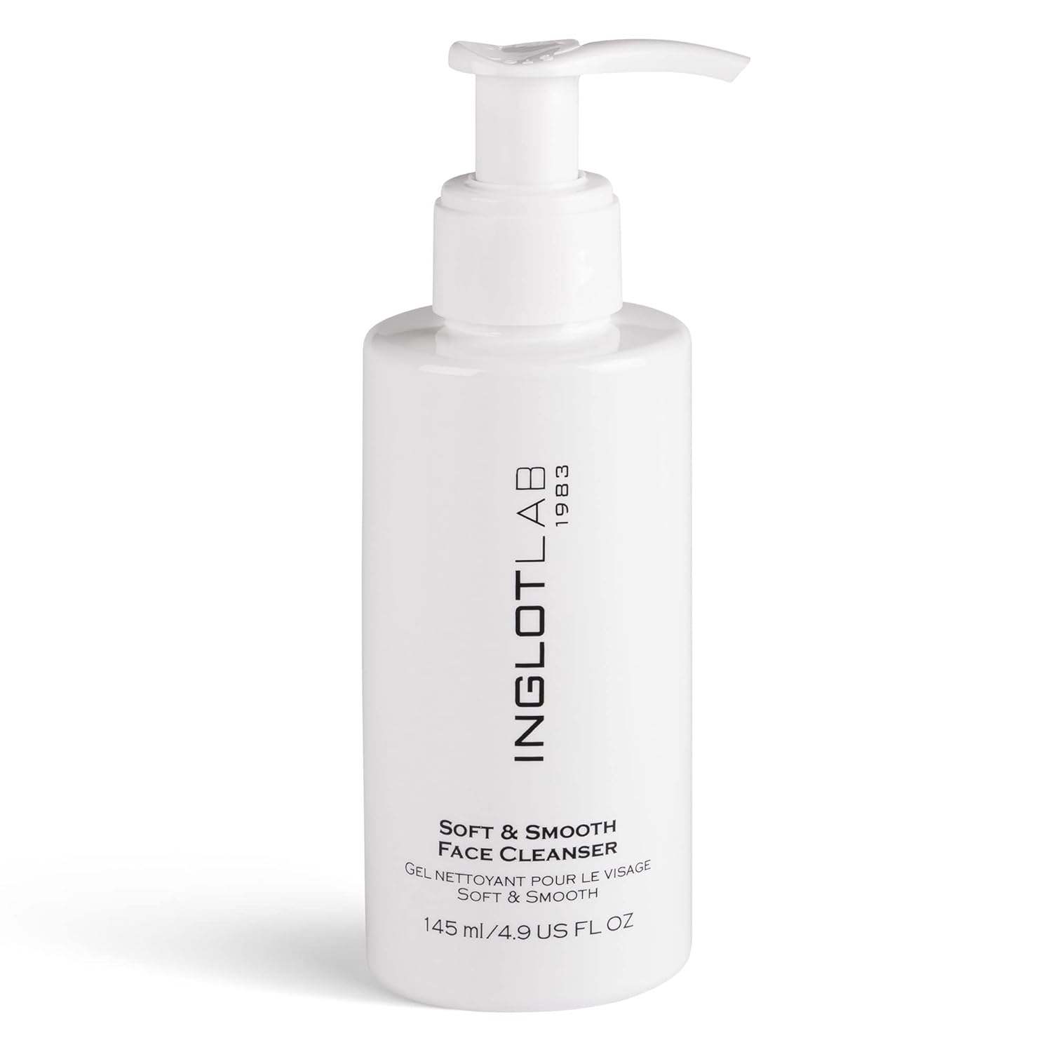 Inglot Gel limpiador facial suave y liso – Elimina imperfecciones y residuos de maquillaje y deja la piel aterciopelada suave e hidratada con