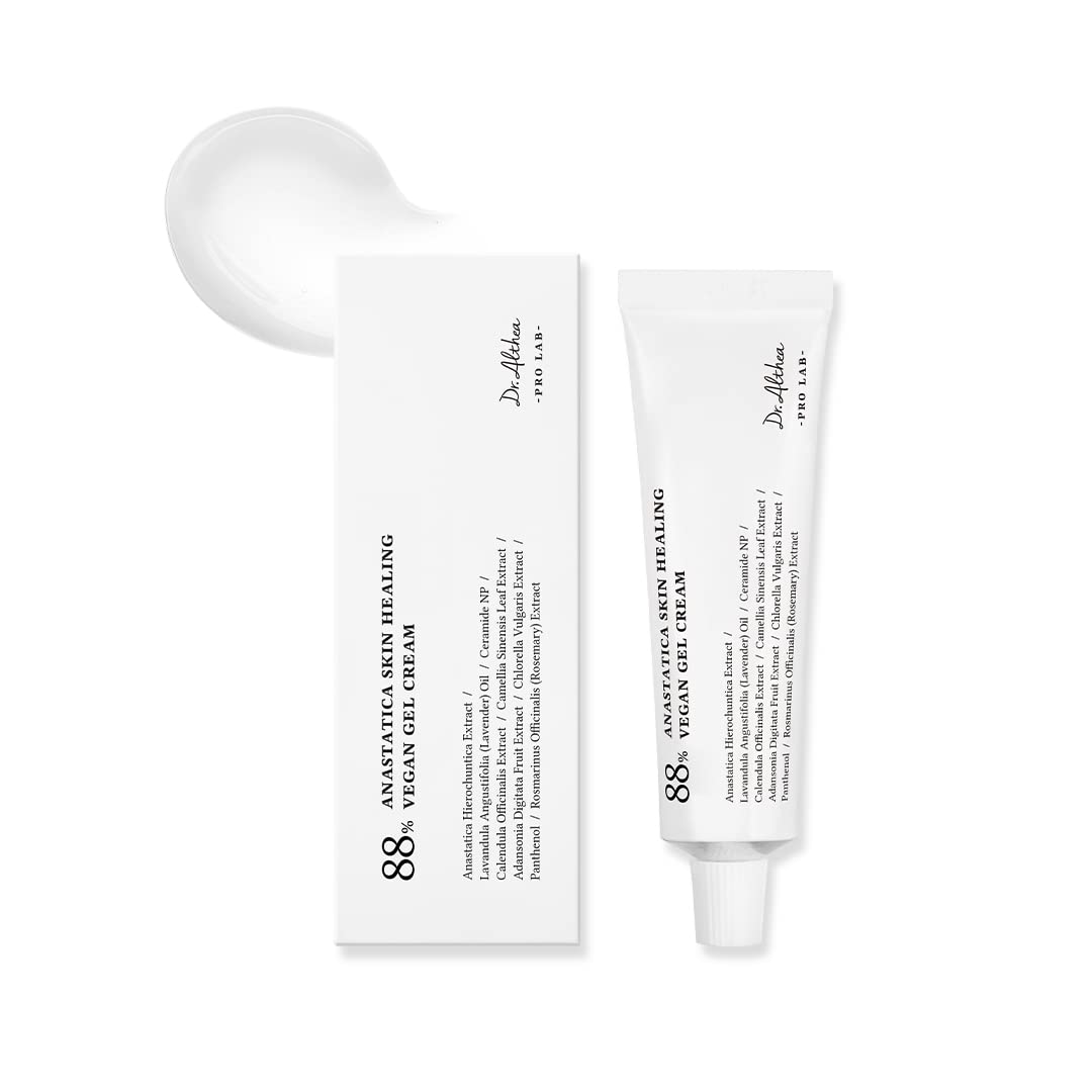 Dr.Althea Anastatica Skin Healing Vegan Gel Cream – 88% extracto de planta Anastatica Hierochuntica, vegano y libre de crueldad, hidratación
