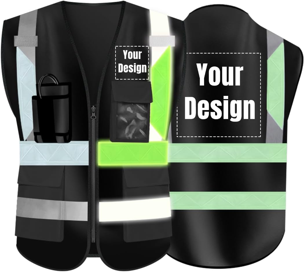 YOWESHOP El chaleco reflectante de la seguridad de la alta visibilidad modifica el uniforme al aire libre del trabajo