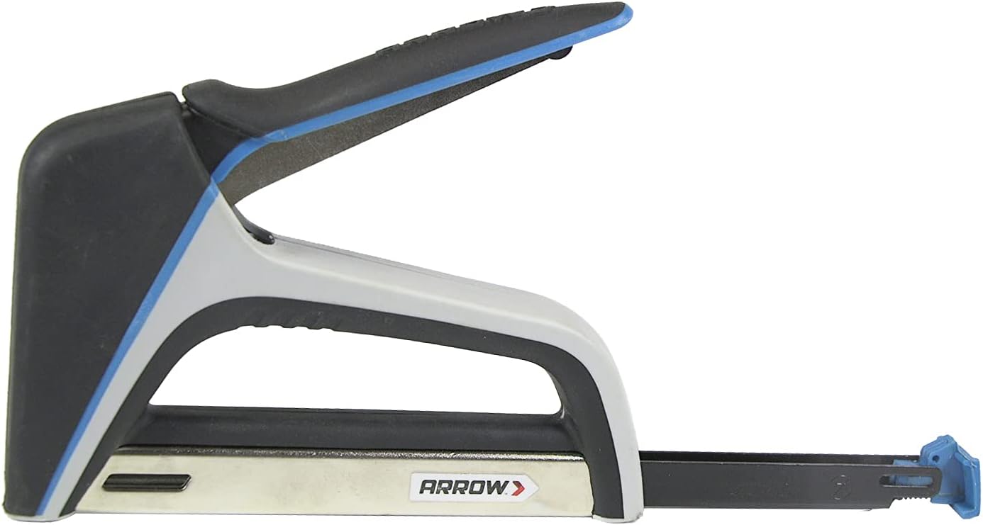 Arrow T50X – Pistola de grapas resistente para tapicería, muebles, oficina, decoración, se adapta a grapas de 14″, 516″, 38″ o 12″