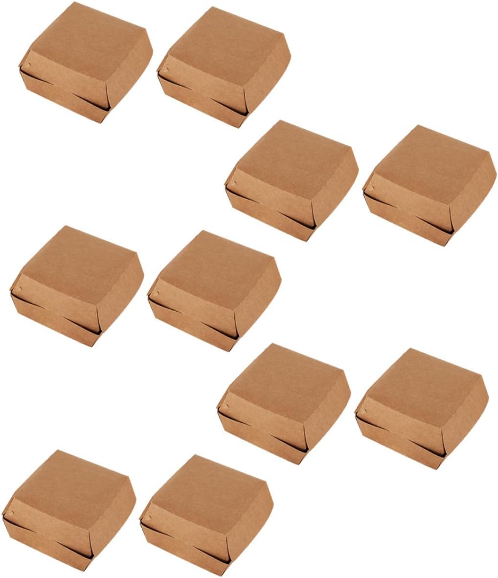 NOLITOY Caja de hamburguesa 30 piezas bandejas de plástico para servir mini contenedores desechables bandejas de alimentos contenedores con tapas
