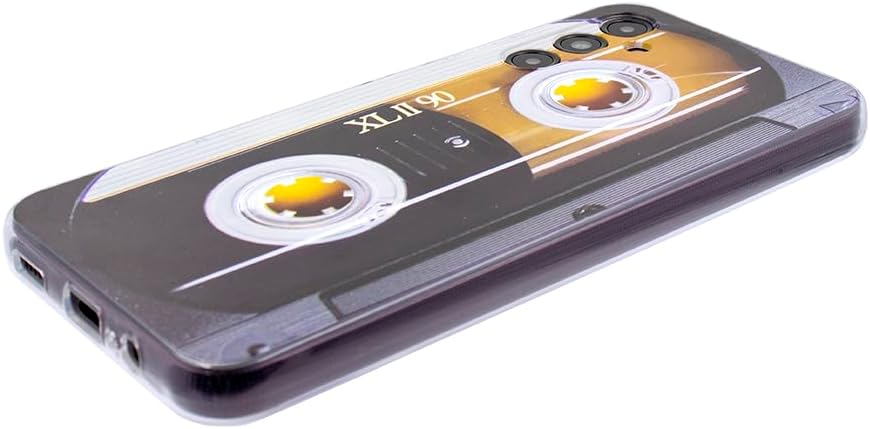 Compatible con Samsung Galaxy A14, funda delgada de doble casete retro a prueba de golpes, suave, funda protectora para Samsung Galaxy A14,