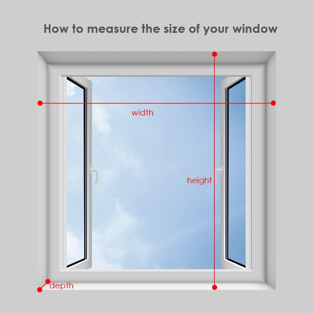 Persiana enrollable sin cordón, 100 % opacas para ventana y puerta, oficina y hogar (blanco, 26 pulgadas de ancho x 72 pulgadas de alto)
