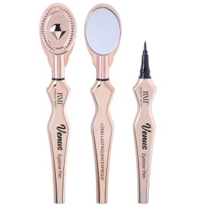 VENUS  Lápiz delineador de ojos fino negro líquido impermeable con espejo incorporado VENUS  Lápiz delineador de ojos fino negro líquido impermeable con espejo incorporado