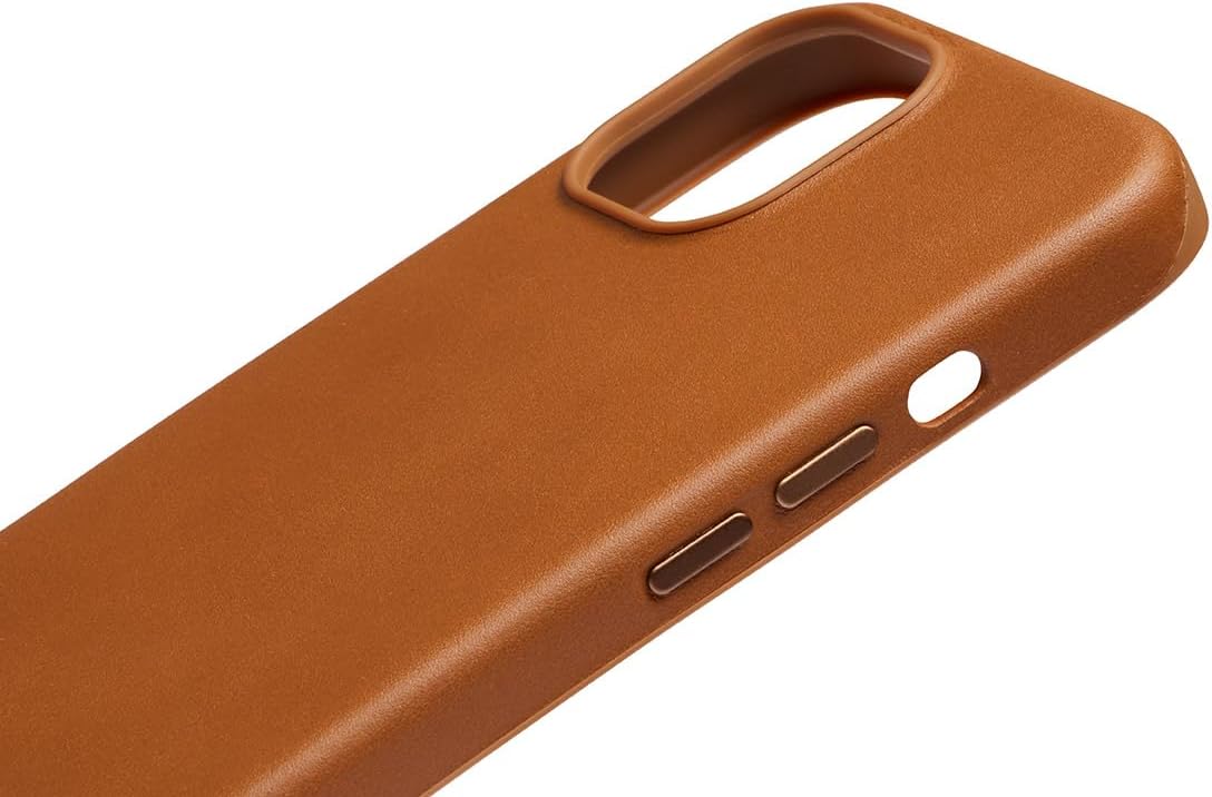 Bellroy Funda de cuero para iPhone 15 – Terracota