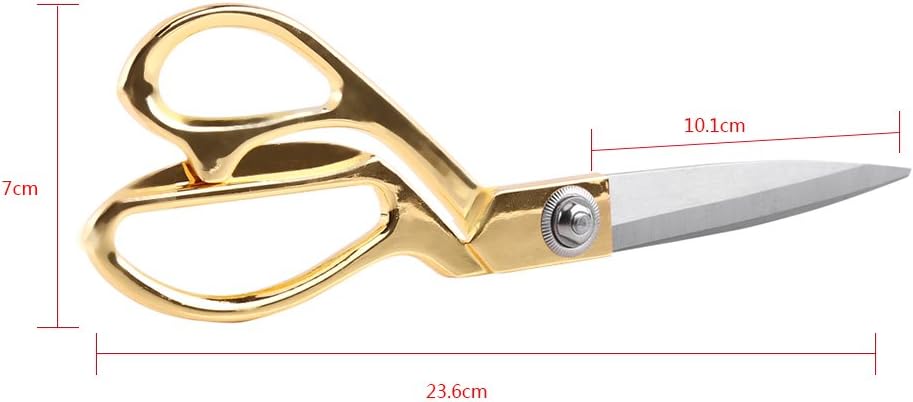 Tijeras de corte de costura, tijeras multiusos, tijeras de tela, tijeras de coser estilo vintage, tijeras de tejer con mango cómodo para coser