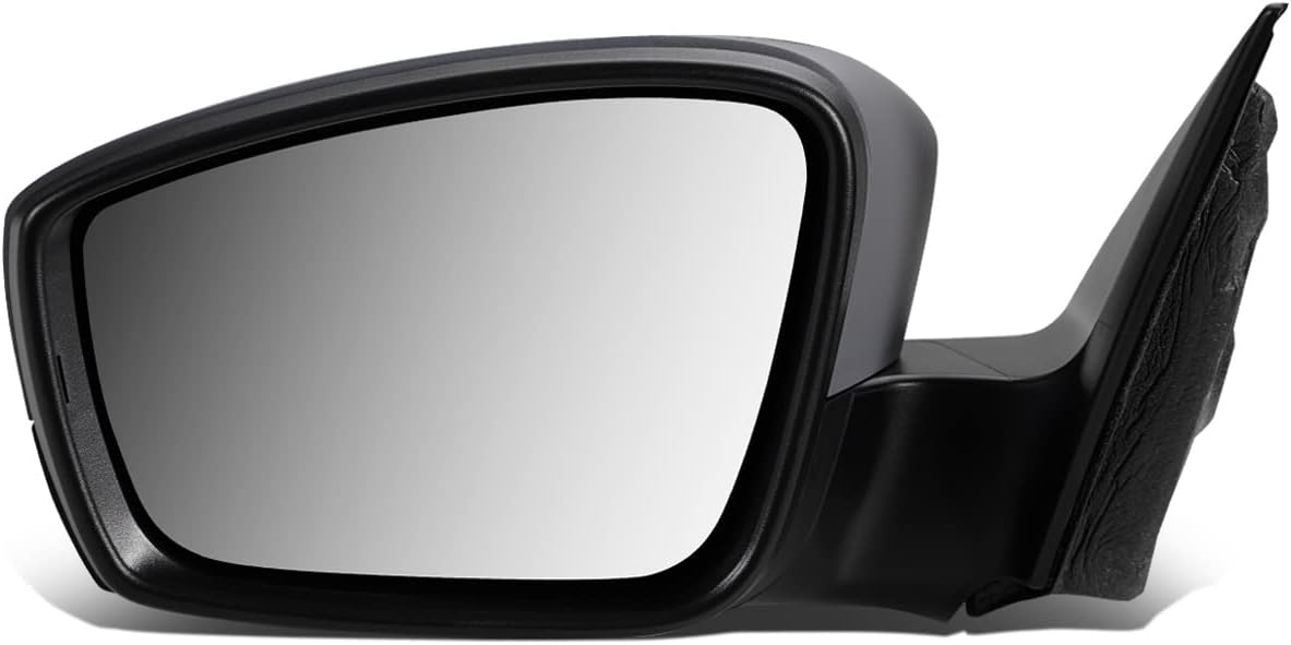 DNA Motoring OEM-MR-VW1320160 Espejo retrovisor plegable con ajuste de potencia del lado del conductor gris con vidrio calentado compatible con