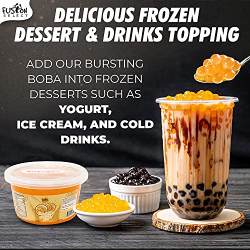 Fusion Select – Perlas boba explosiva para aderezar té frutal