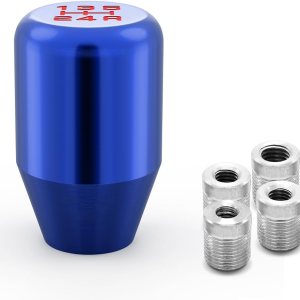 Viemx&Bm Pomo de cambio de 5 velocidades, extensión JDM Racing manual automático con adaptador atornillado para Mazda Miata Subaru Focus ST 350z Viemx&Bm Pomo de cambio de 5 velocidades, extensión JDM Racing manual automático con adaptador atornillado para Mazda Miata Subaru Focus ST 350z