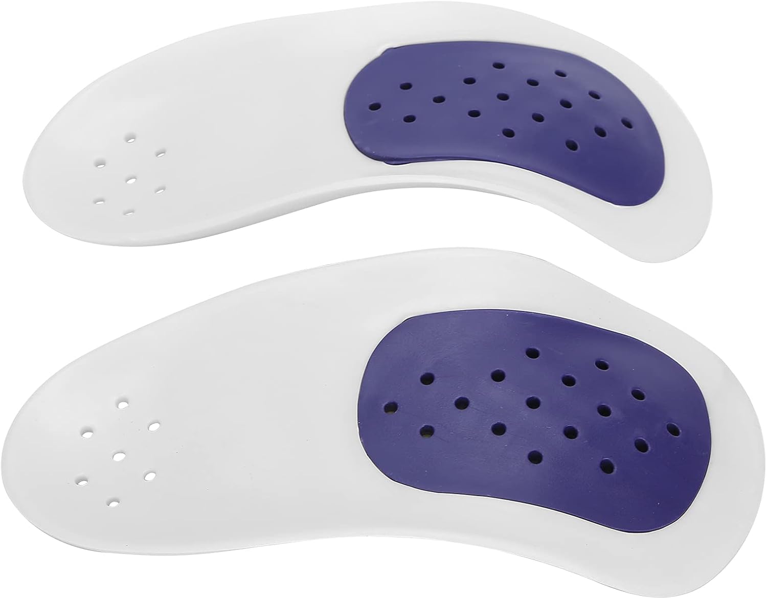 Plantillas de zapatos con soporte de arco, plantilla unisex de soporte de arco para niños y adultos, transpirable, corrección de pies, plantilla