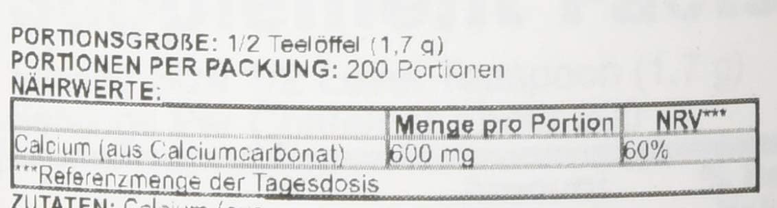 NOW Suplementos, carbonato de calcio en polvo, alto porcentaje de calcio, apoya la salud ósea*, 12 onzas (paquete de 2)