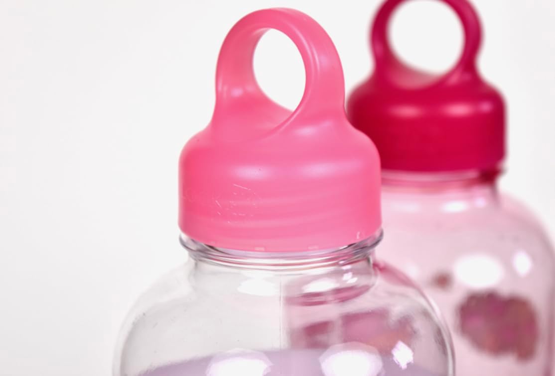 Bandal & Neoul Hello Kitty – Juego de botellas de agua dobles (paquete de 2) – 2 diseños adorables con tapas de bucle para un fácil agarre y