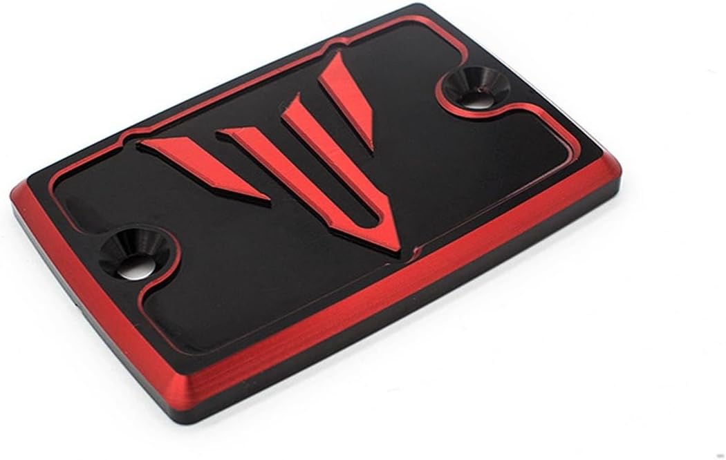 HAIR Aluminum Motorcycle CNC Brake Reservoir Tank Cover Cap For Yamaha MT07 MT-07 Tracer700 MT-09 MT09 Tracer900 2014-2020 2019 2018 (Color  Red)