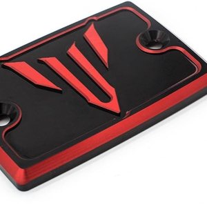 HAIR Aluminum Motorcycle CNC Brake Reservoir Tank Cover Cap For Yamaha MT07 MT-07 Tracer700 MT-09 MT09 Tracer900 2014-2020 2019 2018 (Color Red) HAIR Aluminum Motorcycle CNC Brake Reservoir Tank Cover Cap For Yamaha MT07 MT-07 Tracer700 MT-09 MT09 Tracer900 2014-2020 2019 2018 (Color Red)