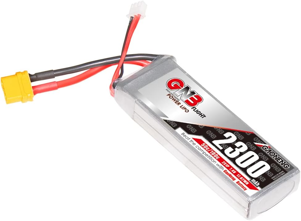GAONENG GNB 2S 7.4V 2300mAh 50C XT60 RC LiPo batería grafeno para RC Racing Car Helicóptero FPV Drone