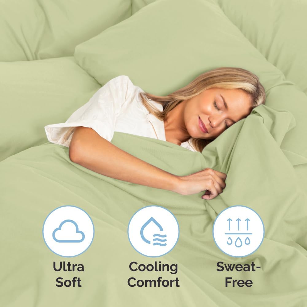 Juego de sábanas Queen de 6 piezas, sábanas transpirables y refrescantes, sábanas de lujo de hotel para mujeres, hombres, niños y adolescentes, ropa