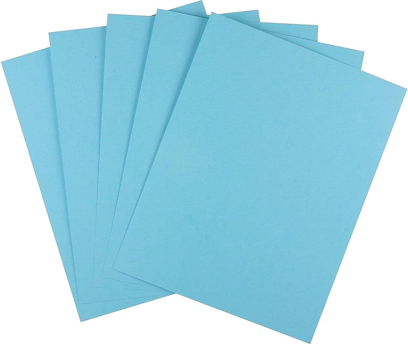 Staples 490955 Brights Papel de colores 8 12 pulgadas x 11 pulgadas Azul 500Resma