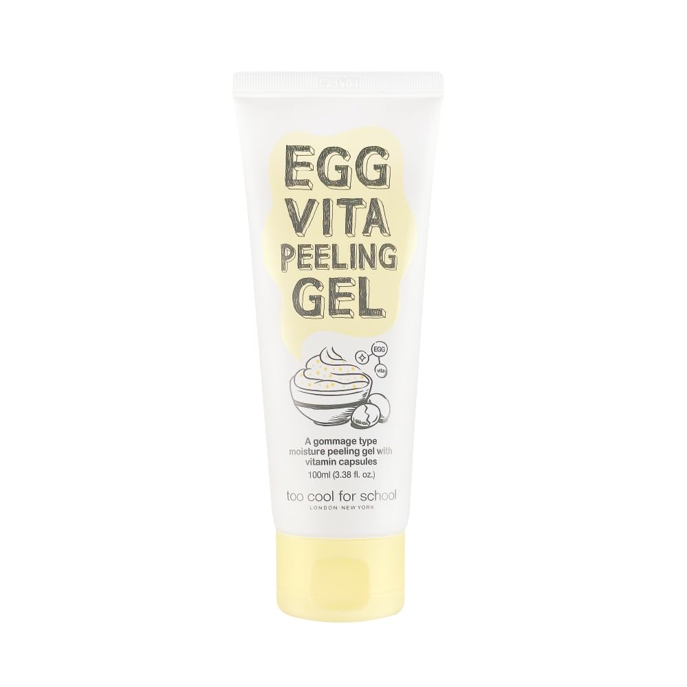 Too Cool for School – Gel pelador facial suave Egg Vita
