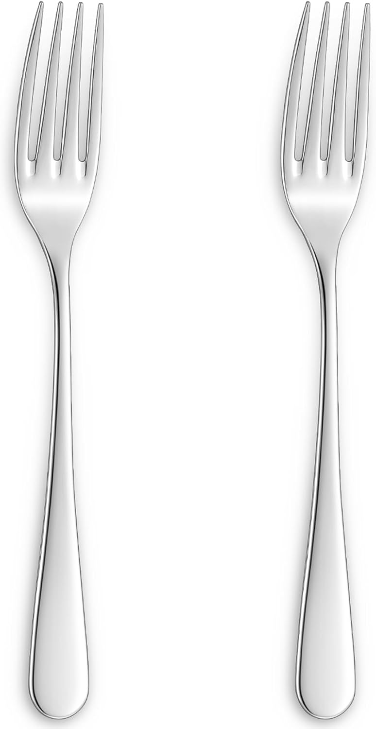 KEAWELL Louise – Juego de cucharas de servir de 9 pulgadas, acero inoxidable 1810, que une elegancia y durabilidad, exquisitos utensilios para