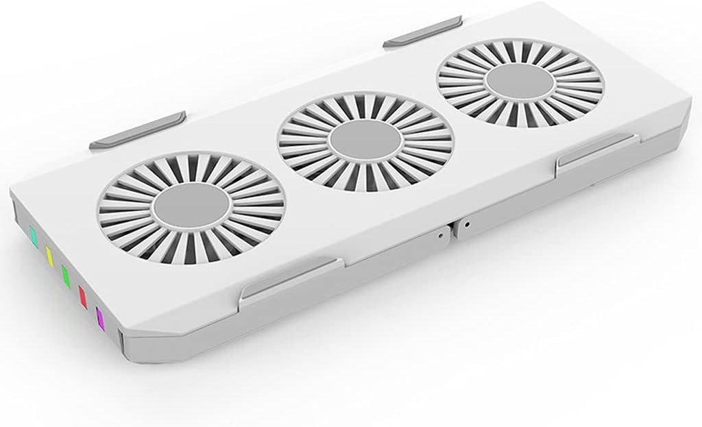 NeNew – Soporte para radiador de computadora portátil, base de soporte de almacenamiento portátil para ventilador silencioso