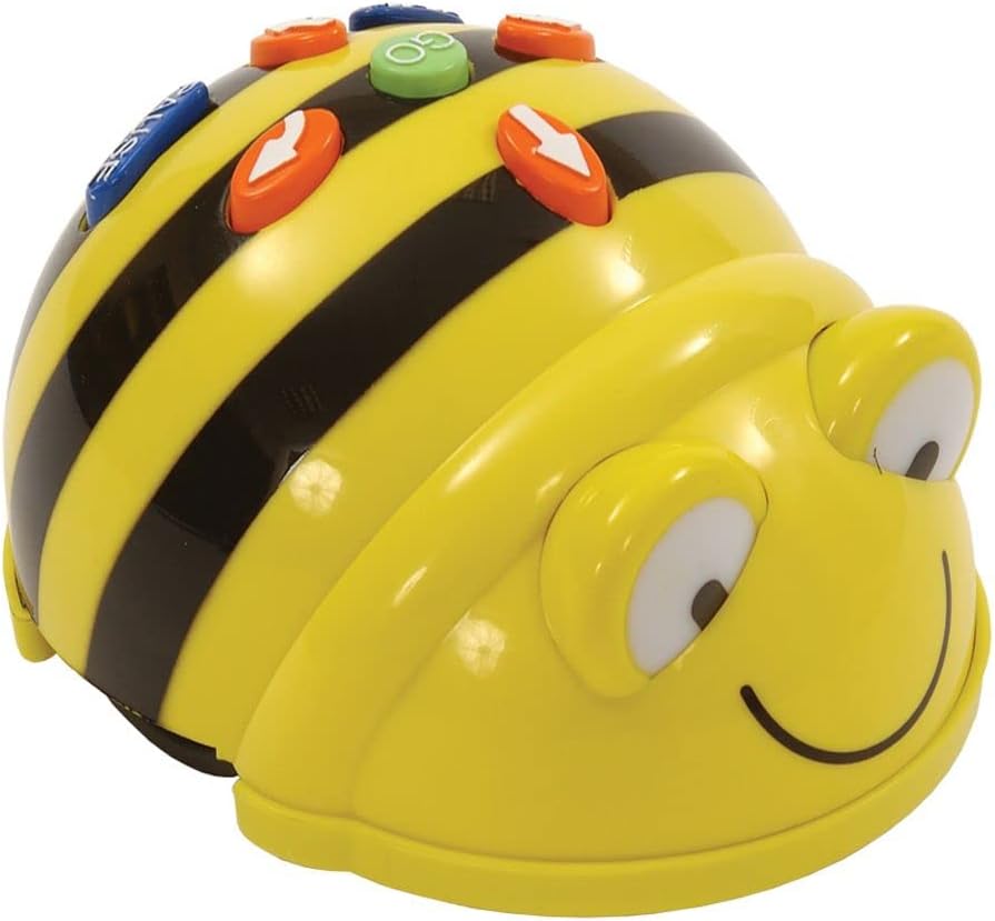 TTS Bee Bot & Blue Bot See and Say Bundles – Juego de robots de aprendizaje para el aula incluye 2 abejas, 2 Blue-Bot, 1 tapete de calle ocupada, 1