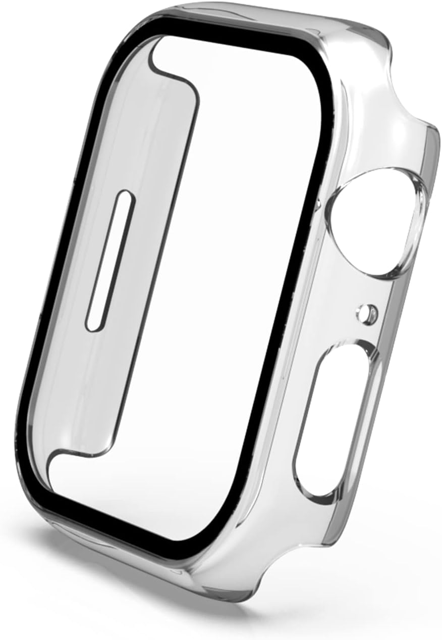 Protector de pantalla para Apple Watch Series 8 de 1.772 pulgadasSeries 7 de 1.772 pulgadas, carcasa rígida de policarbonato para accesorios Apple