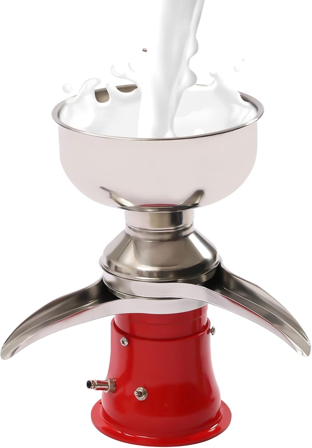 Separador centrífugo de crema de leche, crema eléctrica, separador de batido, separador de leche de vaca, separador de crema de acero inoxidable, 5
