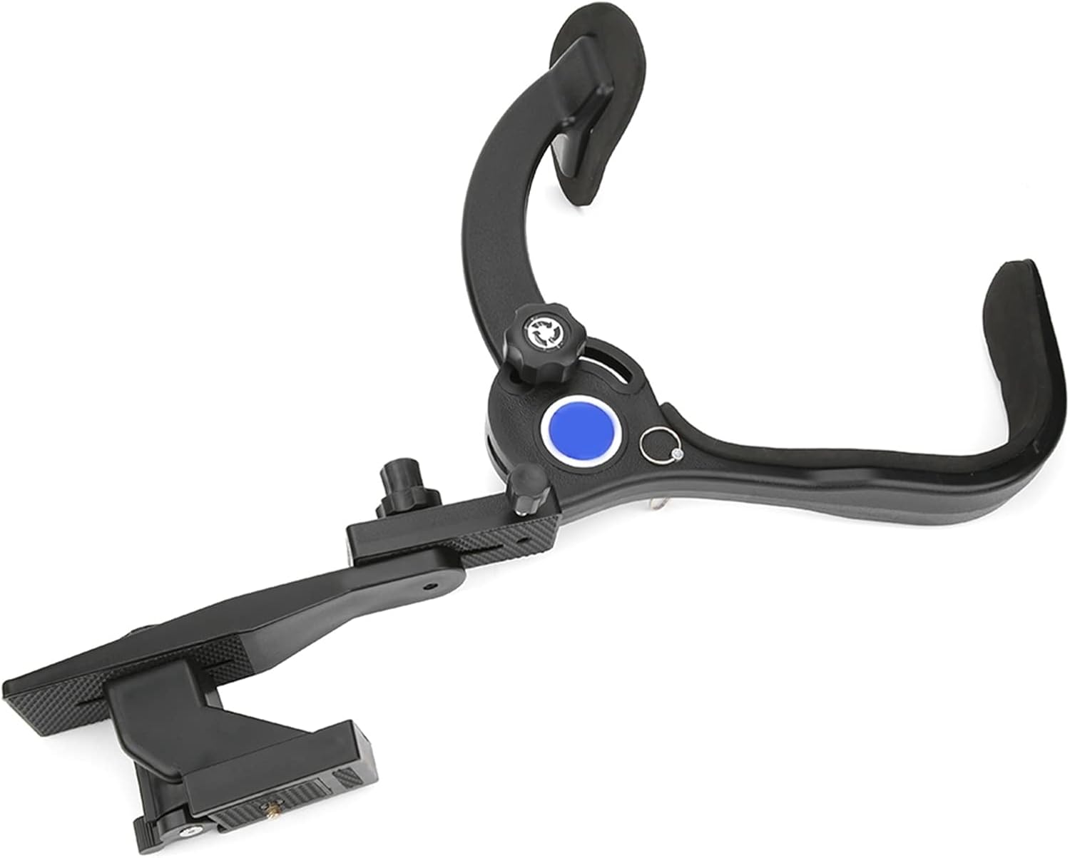 SR-500 Soporte de hombro de cámara negra, correa de cámara DSLR Fotografía Hombro Shock Soporte estabilizador Rig