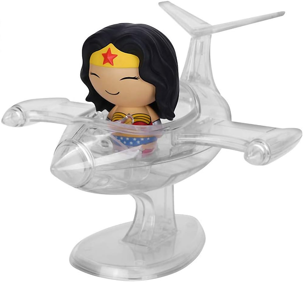 Wonde r Woma n wThe Invisible Jet Fun ko Dorbz Ridez – Figura de vinilo con 1 D .C. Tarjeta comercial compatible con tema (002-06406)