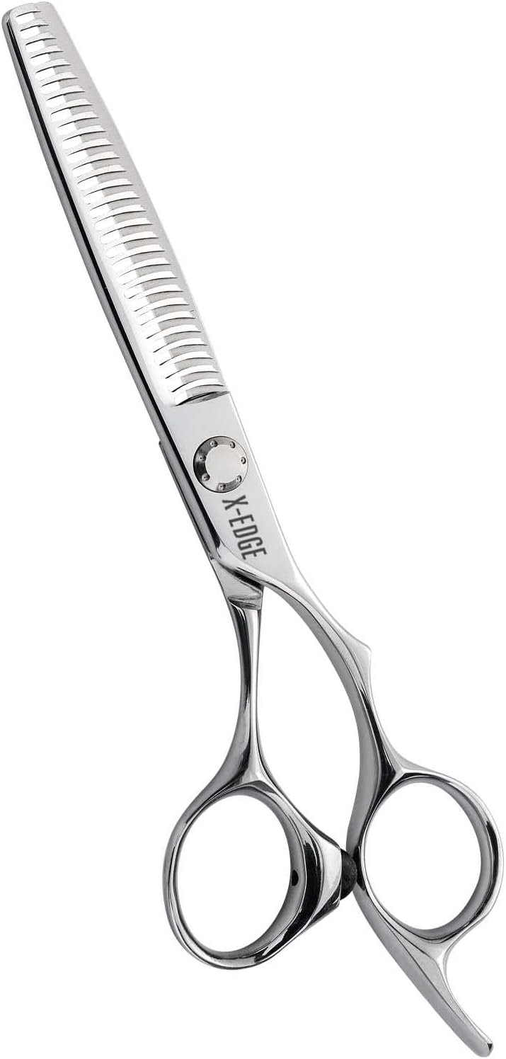 Tijeras para adelgazar el cabello, tijeras profesionales de 6 pulgadas, hechas de Japón 440C, tijeras de peluquería para corte de pelo para